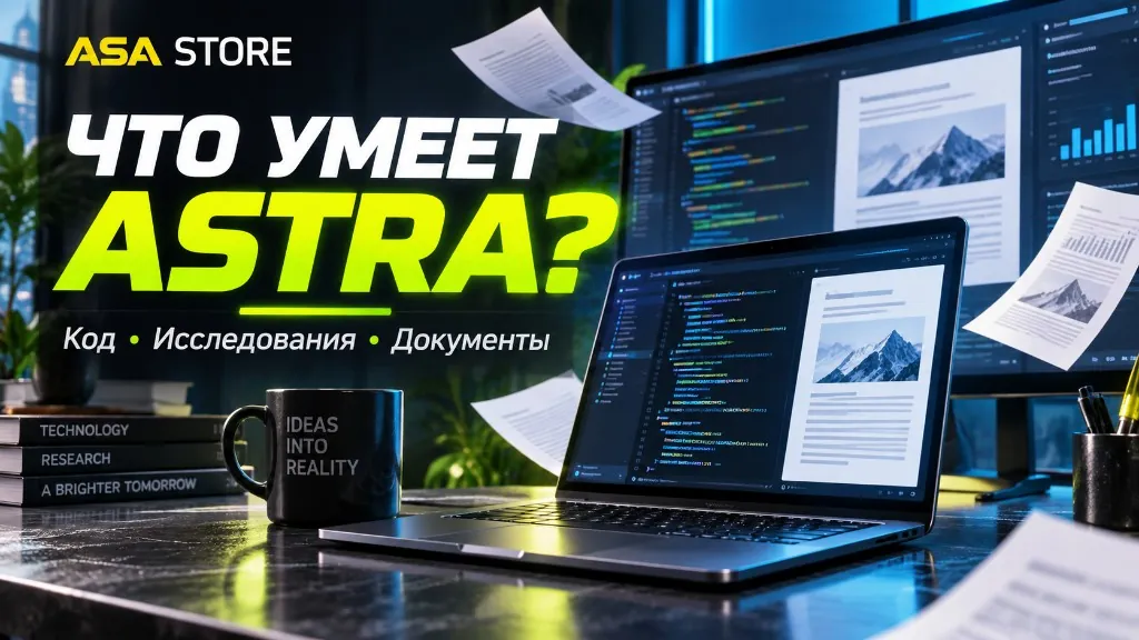 Что умеет GPT-6 Astra: код, исследования и документы