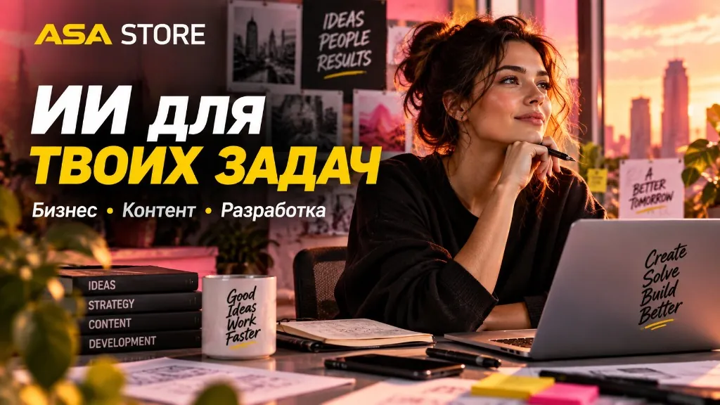 ИИ для ваших задач: бизнес, контент и разработка