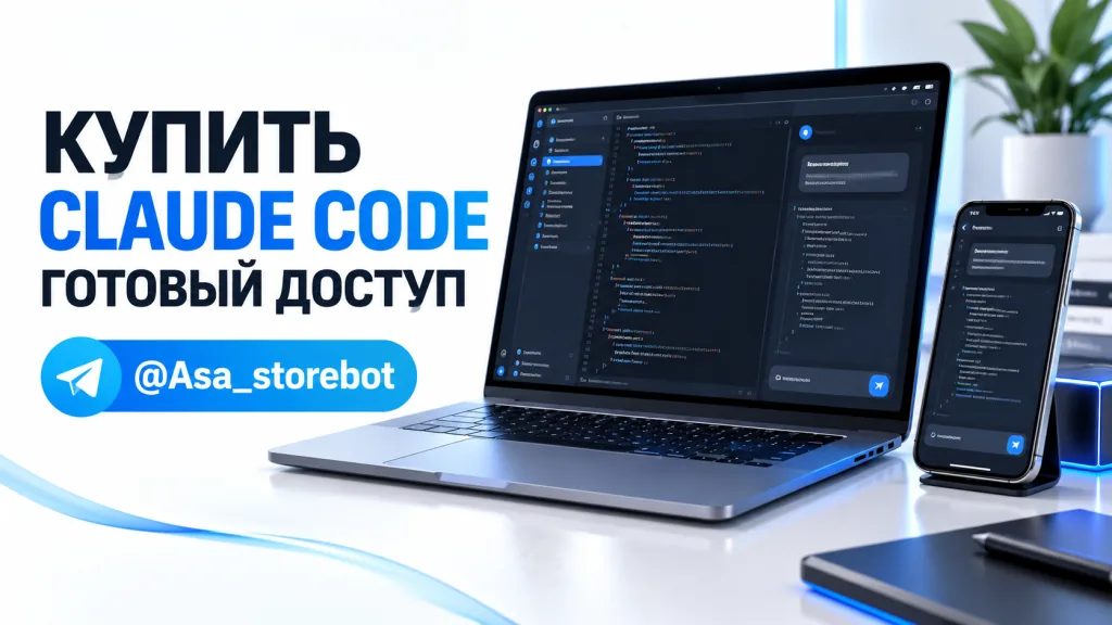 Купить готовый аккаунт Claude Code в ASA STORE