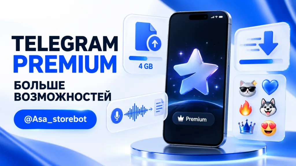 Возможности Telegram Premium: файлы, стикеры, перевод и лимиты