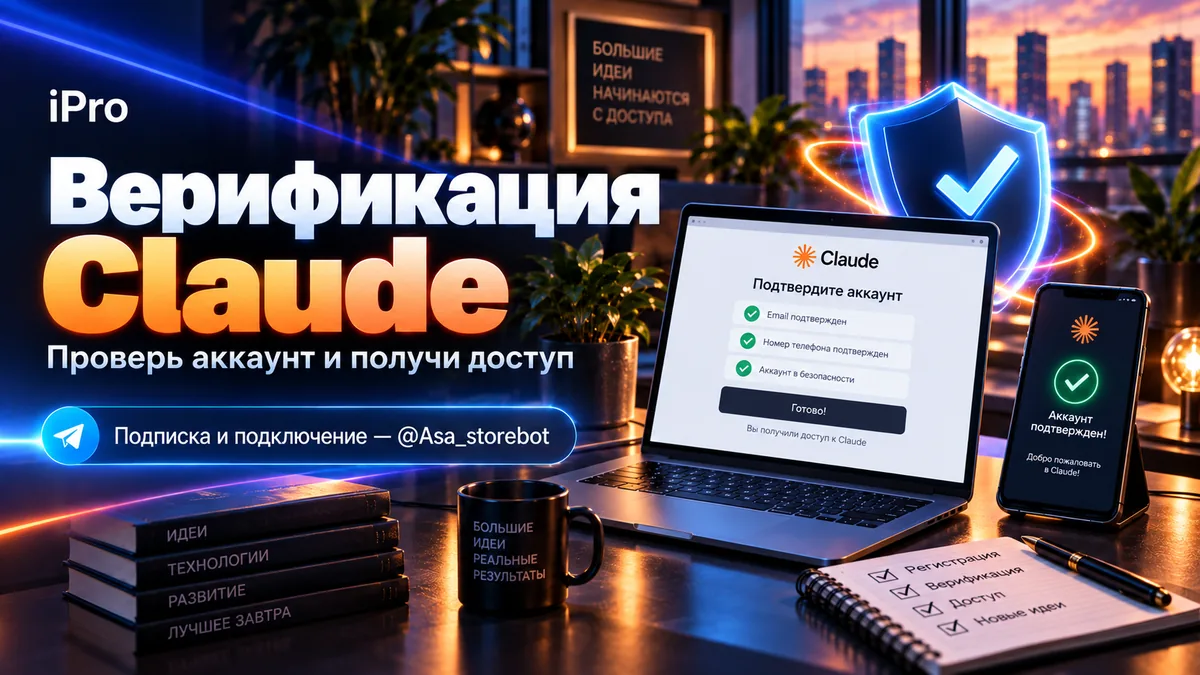 Верификация аккаунта Claude и подтверждение доступа